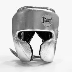 Geezers Elite Pro Headguard 2.0 19 Geezers Elite Pro Headguard 2.0 -Boxing Equip Shop silver cheek