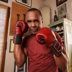 TITLE Boxing Sugar Ray Leonard Throwback Leather Bag Gloves -Boxing Equip Shop tb164 5