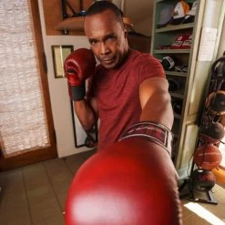TITLE Boxing Sugar Ray Leonard Throwback Leather Bag Gloves -Boxing Equip Shop tb164 6