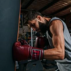 TITLE Boxing Sugar Ray Leonard Throwback Leather Bag Gloves -Boxing Equip Shop tb164 8