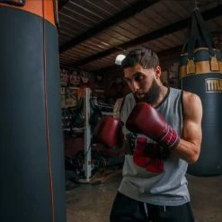 TITLE Boxing Sugar Ray Leonard Throwback Leather Bag Gloves -Boxing Equip Shop tb164 9