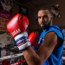 TITLE Boxing Sugar Ray Leonard Signature Leather Sparring Gloves -Boxing Equip Shop tb165 10