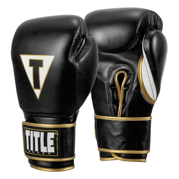 TITLE Boxeo Mexican Leather Training Gloves Quatro - Velcro 1 TITLE Boxeo Mexican Leather Training Gloves Quatro - Velcro