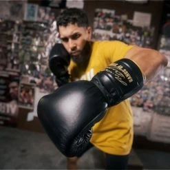 TITLE Boxing Roberto Duran Leather Sparring Gloves - Lace 9 TITLE Boxing Roberto Duran Leather Sparring Gloves - Lace -Boxing Equip Shop title boxing roberto duran leather sparring gloves lace 4