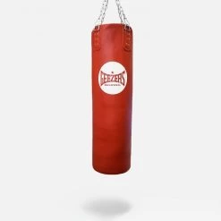 Geezers Elite Pro Traditional Impact Leather Punch Bag - 4ft -Boxing Equip Shop traditional 4ft red