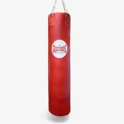 Geezers Elite Pro Traditional Impact Leather Punch Bag - 5ft 5 Geezers Elite Pro Traditional Impact Leather Punch Bag - 5ft -Boxing Equip Shop traditional 5ft red