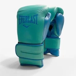 Everlast Powerlock2 Pro Training Boxing Gloves - Hook & Loop -Boxing Equip Shop velcro biscay