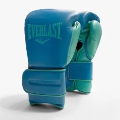 Everlast Powerlock2 Pro Training Boxing Gloves - Hook & Loop -Boxing Equip Shop velcro blue 1